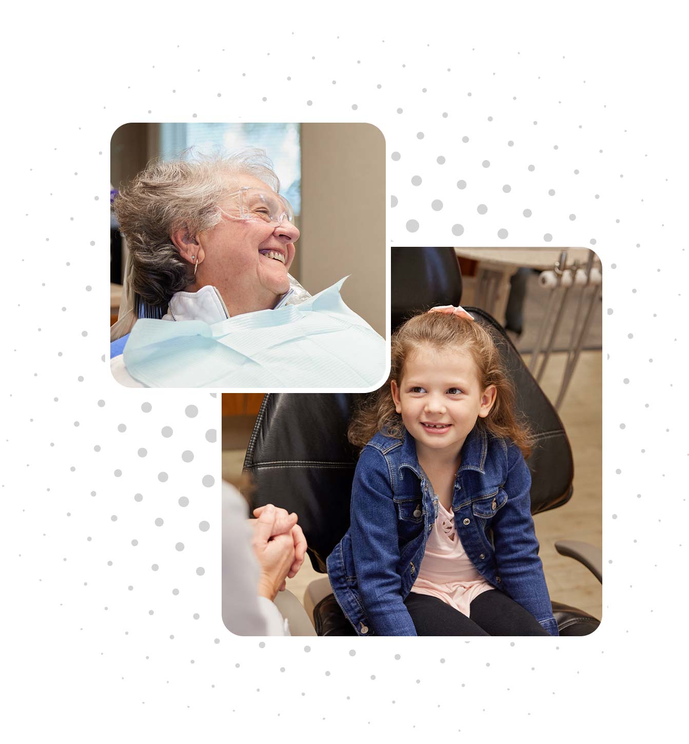 Modern Family Dentistry (collage graphic) Modern Family Dentistry (collage graphic)