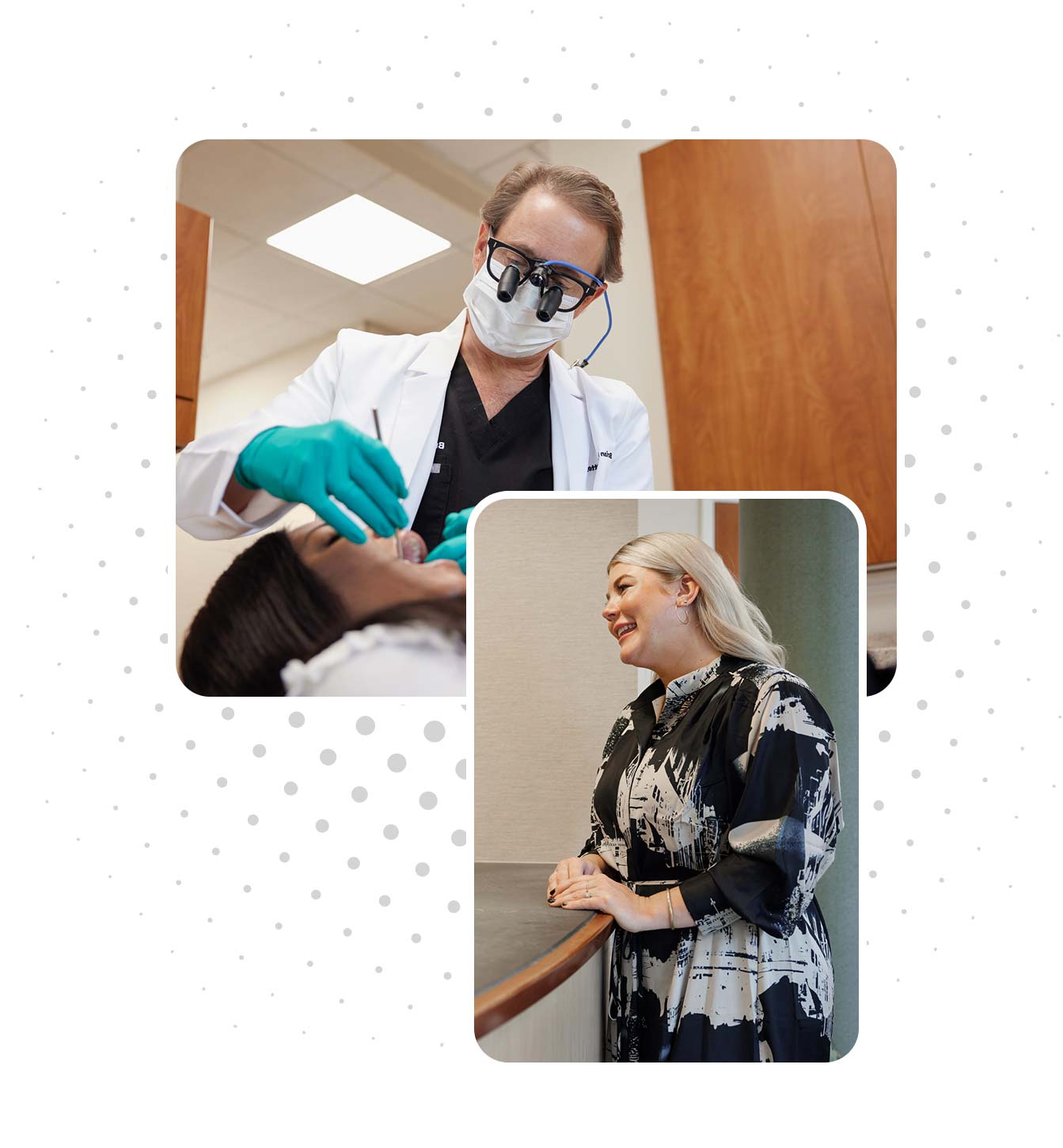 Modern Family Dentistry (collage graphic) Modern Family Dentistry (collage graphic)